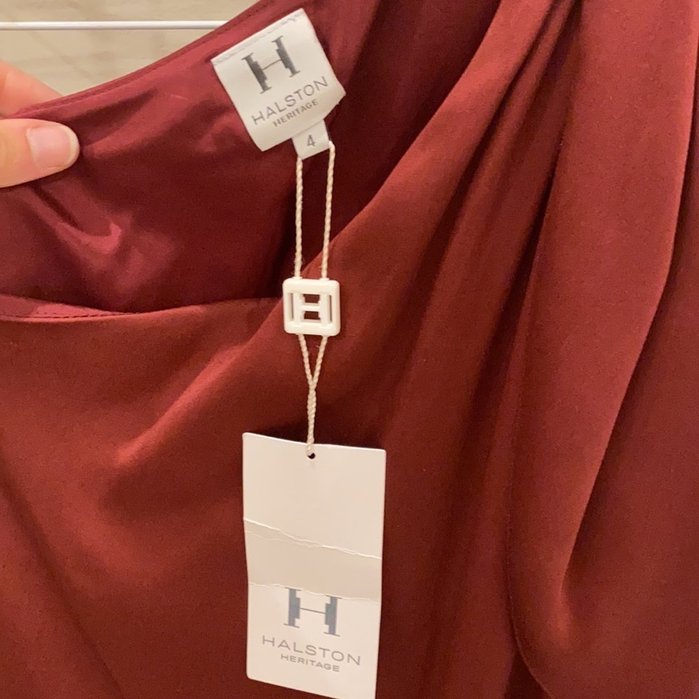 Halston heritage - Never worn one strap -silk - Picture 2 of 2